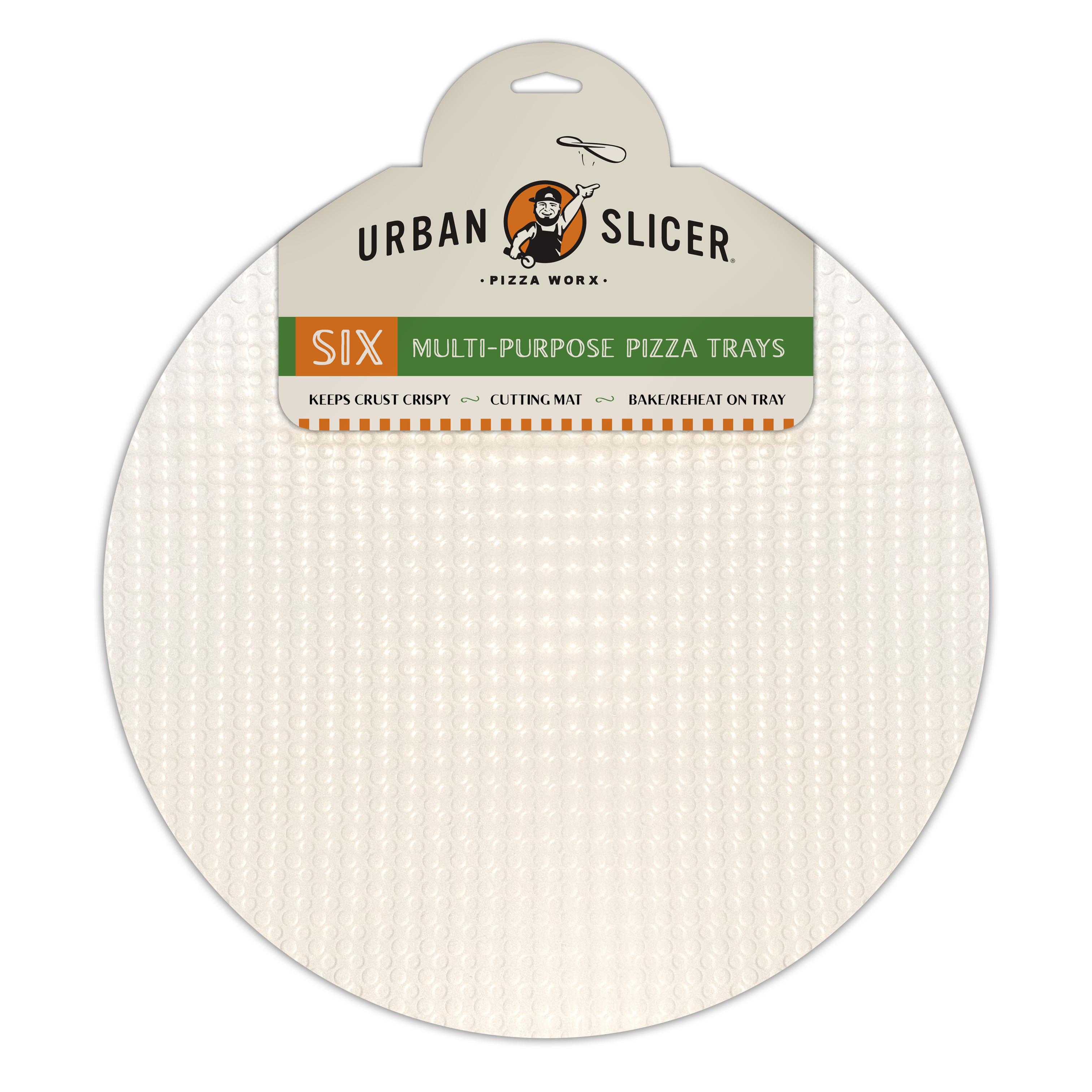 14" MULTI-USE PIZZA TRAY 6 pack